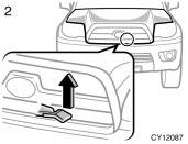 Hood CAUTION Keep the back window and back door closed while driving. This not only keeps the luggage from being thrown out but also prevents exhaust gases from entering the vehicle.