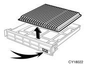 INFORMATION CY18022 The air filter should be installed properly in position.