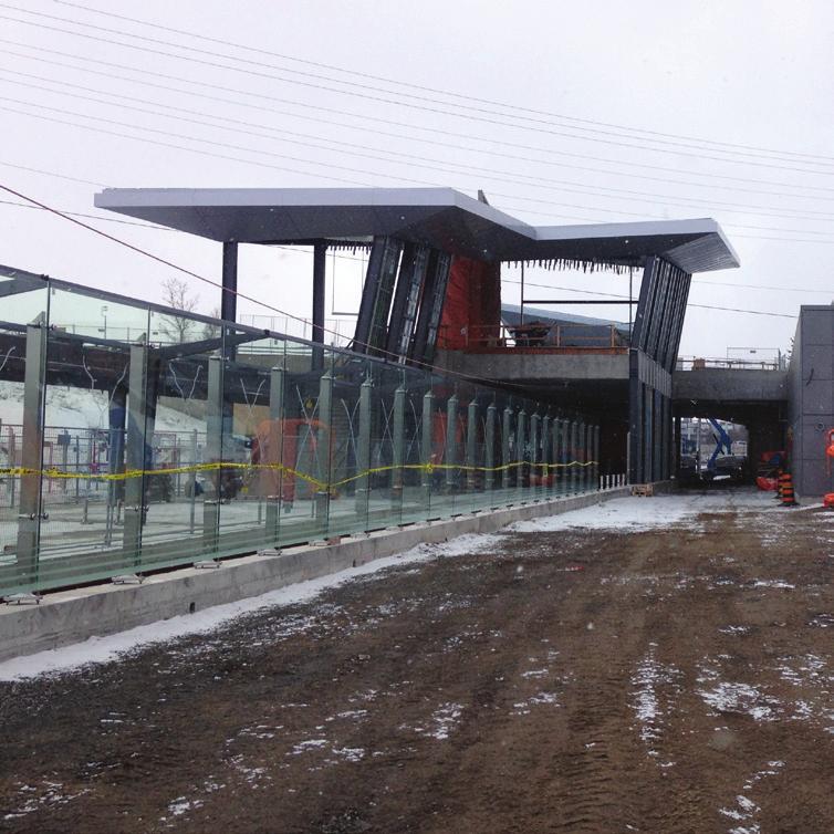 Commuters may have seen the light rail vehicle being tested on tracks at Belfast Yard and between Cyrville and Blair stations in the eastern section of the guideway, where the Overhead Catenary