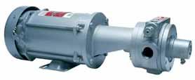 The Coro- Vane pump is unique because it can handle small amounts of vapor formed at the pump suction, and the vanes are self-adjusting for wear.