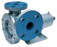 The one moving part, the impeller, floats on the shaft without contacting adjacent surfaces, thus extending pump life. Simple to service.