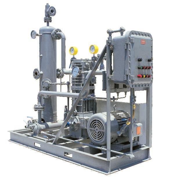 Customized 691-17B single-stage LPG compressor package designed for liquefied