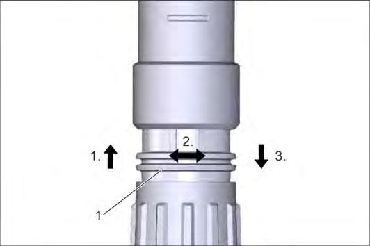 The nozzle size is labelled on the front of the nozzle.
