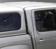Gas-lift window has privacy glass. Cannot be used with the rear styling bar. Fitted price ex VAT 1,583.