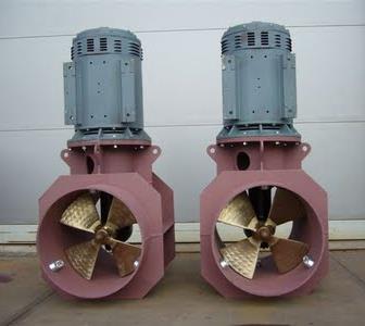 RiSEA Propulsion manufactures the Tunnel Thruster with an input flange in either the vertical or the horizontal position.