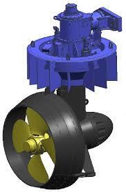 Page 2 of 6 Rotatable Propeller Drives Well Mounted A full Series of Azimuthing Propeller Drives ranging from 200 to 6000 Hp providing full 360 degree Capabilities.