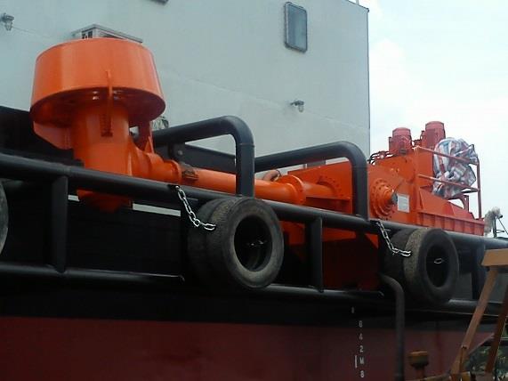 The Rotatable Propeller Drives are normally deck mounted or through hull units mounted in a well, with the engine inside an enclosure or the hull and are usually installed in barges, ships, tugs,