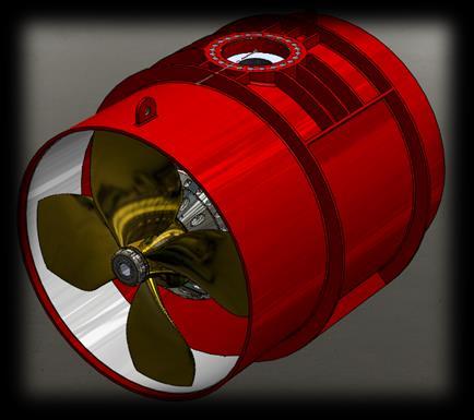 Page 5 of 6 Electric Podded Thruster Systems for Main Propulsion & Maneuvering Systems RiSEA Propulsion introduces a series of transverse bow thruster systems designed using AC electric motor drives