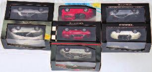 120 BMW 328, Idea 3 Ferrari 375 America and others 70-100 2617 Polistil, Pilen, Veren, Joal and Mebetoys boxed diecast group, 9 boxed examples to include Mebetoys Lamborghini Urraco, Polistil Ford