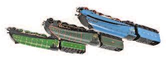 4903 Peregrine (Both NM-BVG) 80-120 826 Bachmann 00 Gauge Boxed A4 Locomotive Group, 2 examples, to include 31-959 A4 26 Miles Beevor LNER Garter Blue (NM-BVG), and Bachmann 31-958 A4 No.