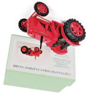 the original all card box (NMM-BM) 80-120 Lot 1204 1205 Martyns Farm Models, Suffolk, 1/32nd scale white metal and resin factory built model of a Massey Ferguson 165, finished in red, grey