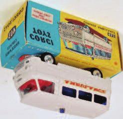 Commer Ambulance, white body with red interior and blue tinted windows, blue roof light with Ambulance to side, in the original blue and yellow all-card box, with packing piece
