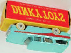 silver grille and Dunlop livery (VG) 60-80 2010 Dinky Toys, 107 Sunbeam Alpine, pale blue with cream hubs, cream