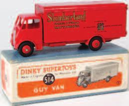 back, box lid a bit grimy, some touching in on back mainly (M,BVG) 1800-2000 1969 Dinky, 521 Bedford articulated