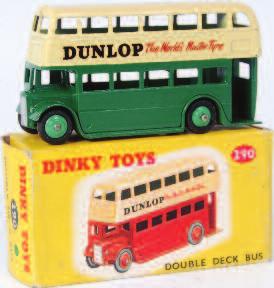 2034 Dinky Toys, 286 Ford Transit fire appliance, red body with white interior, silver detailing with Fire Service transfers to sides, boxed (VG,BG) 30-50 2035 Dinky Toys, 132 Ford 40RV boxed group,