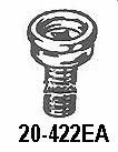 00 R 20-397 TOP LATCH SCREWS Convertible, stainless steel, Set of 4 w/star washers 2.