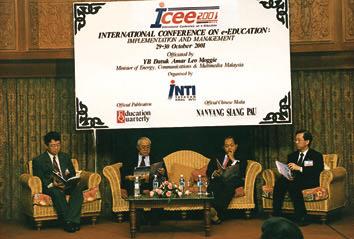 as well as at the Centre of Overseas Exchanges in Tsinghua University, China on 27 October 2001.