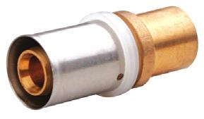 Mr PEX Press Fittings for use with Mr PEX ASTM F1281 2005 PEX-AL-PEX tubing in radiant