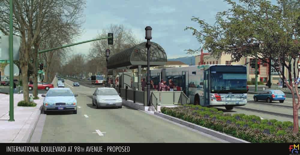 Appendix B Case Study 2: AC Transit Rapid Bus and BRT Alameda-Contra (AC) Costa Transit will implement the International-Telegraph Road BRT project in phases, but some operational changes are already
