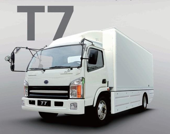 T7 Battery Electric Delivery Truck Gross Vehicle Weight 19,501-26,000 175