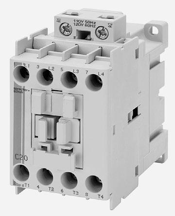 Special Use Contactors - C Coil Lighting Contactors Series CL7 & CVL7 Lighting Contactors with C Coil ➍➎ Continuous Standard Max.