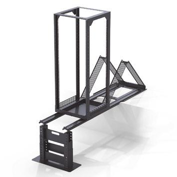 R8050 - Pull Out Rack System NEW! Open Tower Racks - 13 Pull-Out Rack -Slides Out 1.