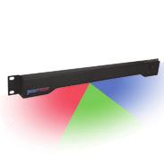 1U LED Rack Light for use in 19 inch equipment racks and can be fitted at the front or back of the rack.