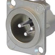 94 - XLR Chassis Connectors DLX Series The DLX series features a compact all metal housing with an ingenious duplex ground contact, which offers excellent RF protection and shielding.