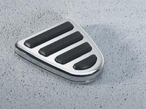 Billet Brake Pedal Cover Unique clamshell design replaces the stock rubber brake ber inserts. STR-1D727-12-03 $86.