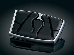 d rubber clamshell cover replaces the stock rubber pad on brake pedal. a.