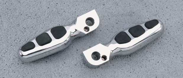 Billet Rider Foot Pegs Billet foot pegs that coordinate with accessory billet brake pedal, shifter and passenger pegs.