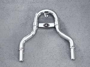 Quick-Release Backrest Uprights These polished and chrome plated uprights are sold separately
