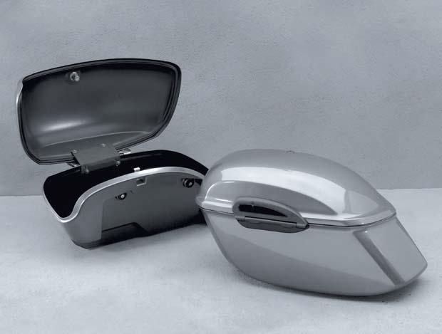Road Star 5. Road Star Hard Saddlebags These injected-molded, high-impact ABS saddlebags are designed to complement the smooth lines of the Road Star.