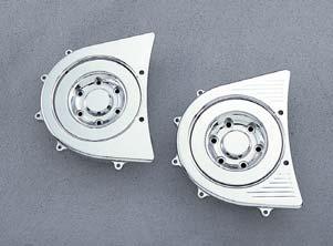 Billet Drive Pulley Case Set Precision-machined from billet aluminum.