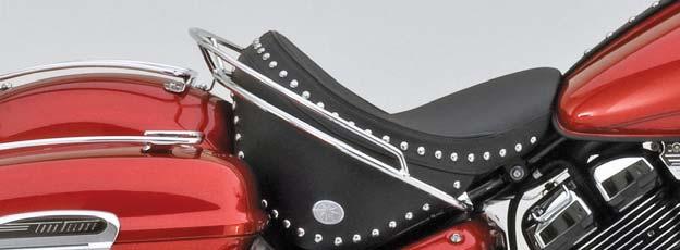 Billet Saddlebag Hinge Accents Simple to install, these adhesive-backed accents really dress up the