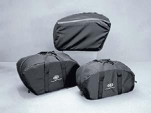 Saddlebag Rain Covers These covers for original-equipment saddlebags are constructed of a special waterproof vinyl-coated material with sealed seams, a canvas bottom for hot exhaust protection, and a