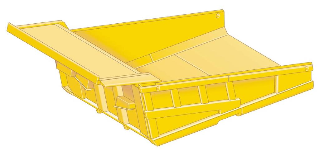 Truck Body Flat Floor Caterpillar offers excellent wear characteristics in a flat floor design.