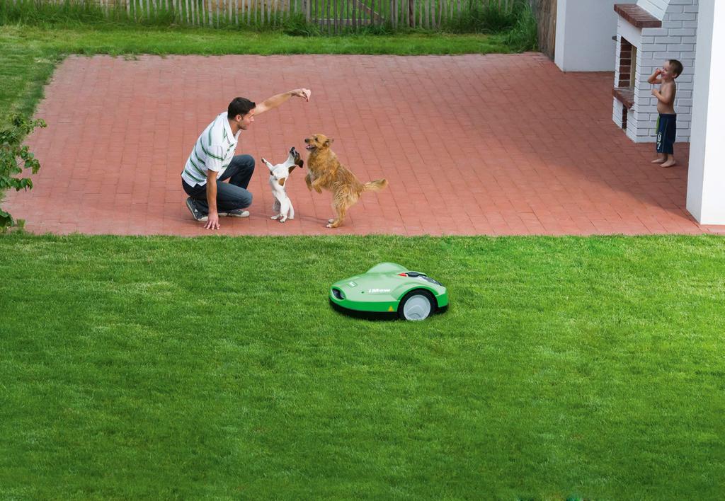 Looking for a keen garden helper? What do you have to do for a perfect lawn? Little or nothing! And it gets even better: The operates fully automatically and always cuts your lawn to the same height.