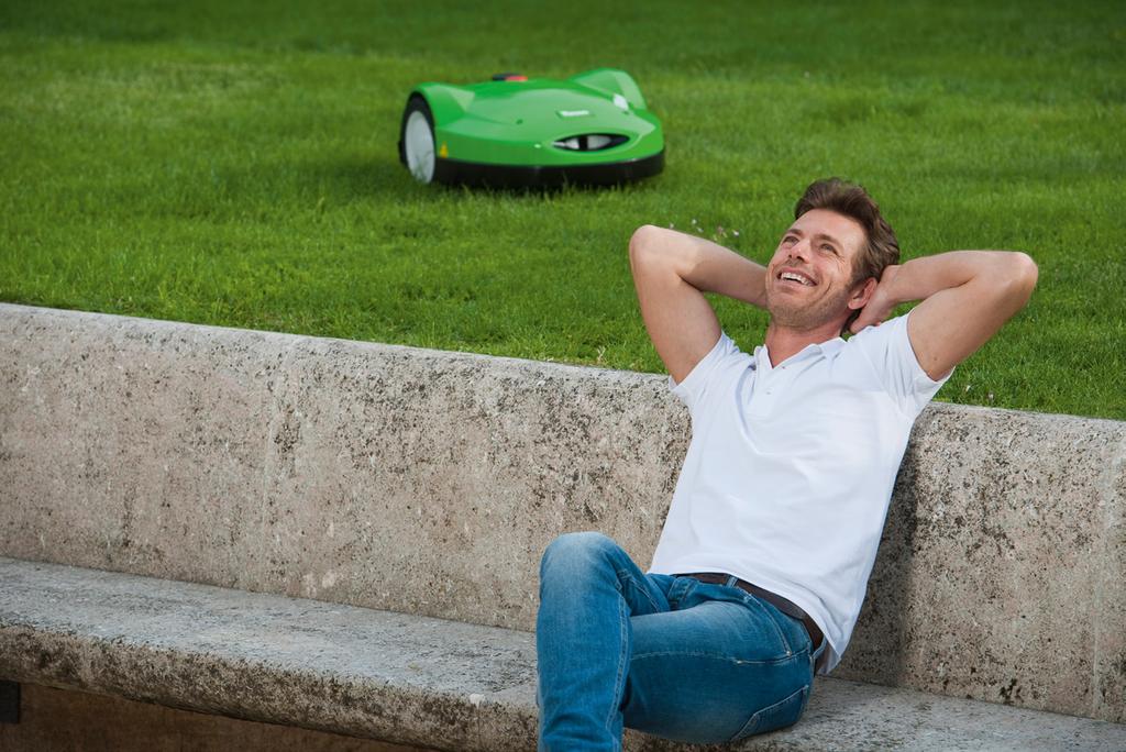 Your is amongst the fastest... The efficiency of a robotic mower is extremely important: The shorter the machine is in operation, the longer you can enjoy your lawn unhindered.