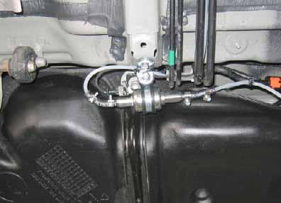 vehicle threaded hole metering pump 49 Wiring harness of metering pump, connector mounted