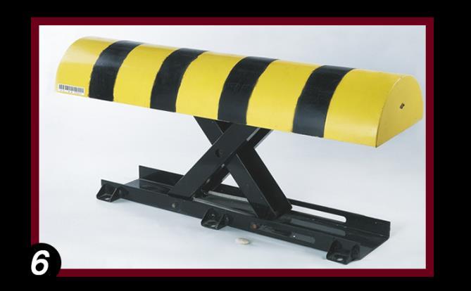 ARA BW-3 Parking Barrier - This is used in all kinds of parking spaces. Most commonly used in Apartment complexes along with medical and dental clinics.