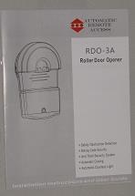 ROLLER DOOR OPENER ARA RDO-3A Opener Designed in Australia, this stylish unit is packed with features!