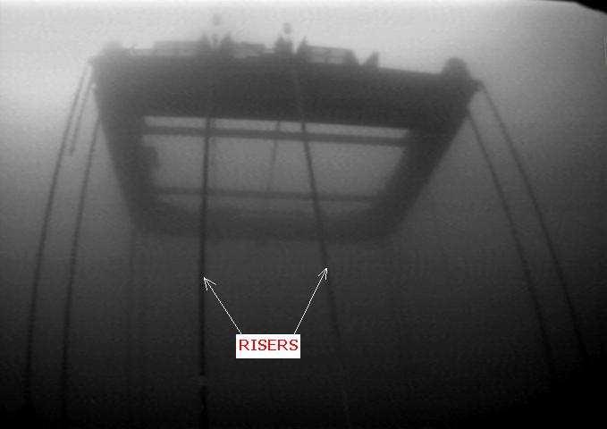 The ROV carried out the four KS connection, cut the sacrifice wire cable and later on released the four auxiliary mooring lines by opening the Pelikelos.