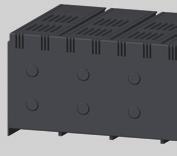 25 - for total replacement of BA *33 circuit breaker, also necessary are two CS-BC-A33 connecting sets OD-BC-DIN 2238 For mounting on 35 mm DIN rail.