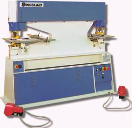 Also available for diameters up to 160 or 225 mm. Punch - Double Punch The Kingsland range of Hydraulic Punching machines all come equipped with a deep throat of 625 mm as standard.