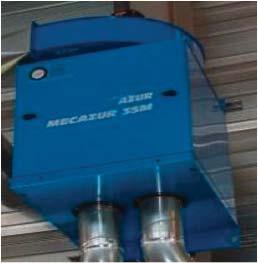 MECHANICAL CARTRIDGE FILTERS MECAZUR 35M The wall mechanical filter MECAZUR 35M is a filter intended for fume filtration and dry non explosive particles.