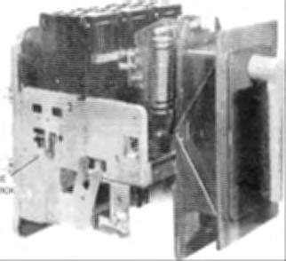 The positive interlock is located on the breaker left side as shown in Fig. 16.