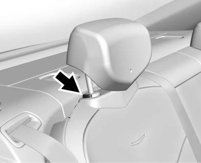 Try to move the head restraint after the button is released to make sure that it is locked in place. The front seat outboard head restraints are not designed to be removed.
