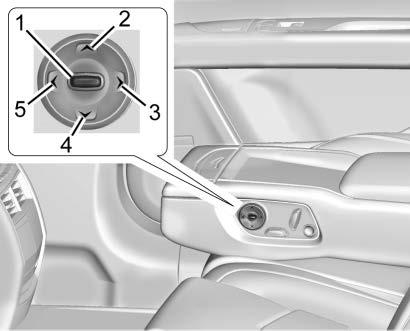 Easy Exit If equipped, press S to tilt the front of the seat fully downward and to move the entire seat fully rearward. The seat will also move to this position when the rear door is opened.