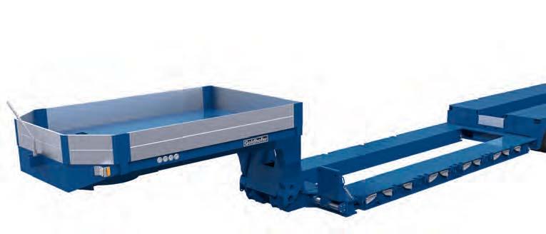 STZ-VL/STZ-VH IN USE EVERY DAY Different drop deck versions The right drop deck for every application Can be combined with 1 and 2-axle free-rotating dollies For easy